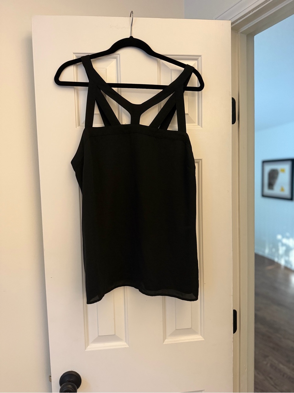 Banana Republic Black Strappy Back Camisole